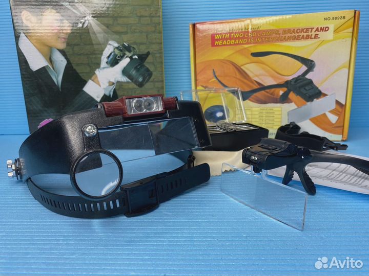 Бинокулярные очки Очки-лупа с Led подсветкой