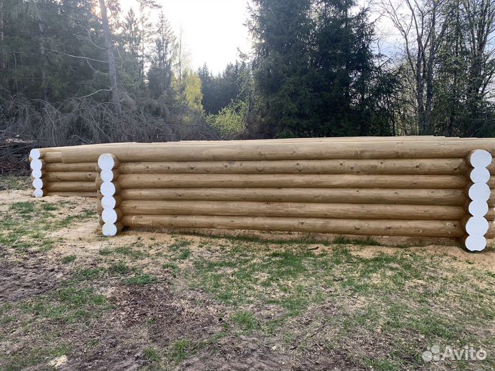 Баня из бревна