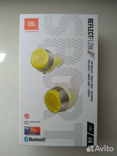 Наушники jbl reflect flow green