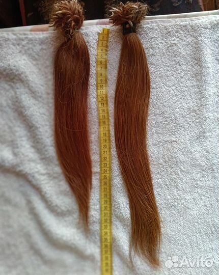 Волосы для наращивания 50 см бу
