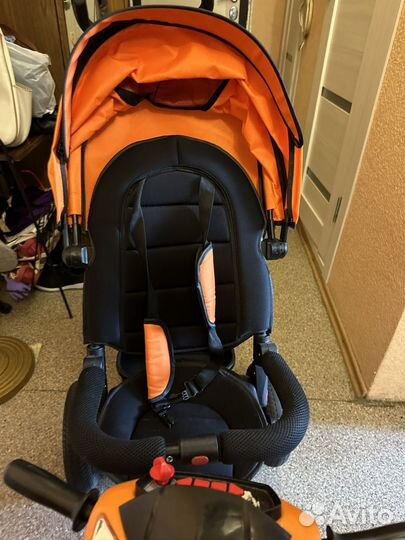 Велосипед с родительской ручкой