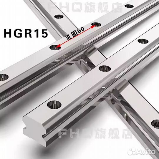 Профильная рельсовая направляющая HGR15 FHQ