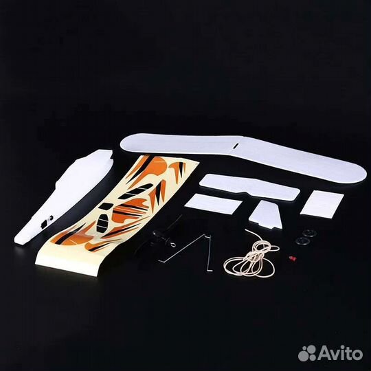 Резиномоторная модель: самолёт (пенопласт)