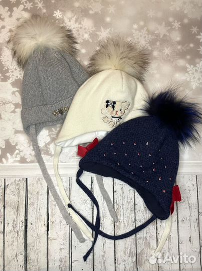 Шапка шерстяная Mothercare новая 52-54