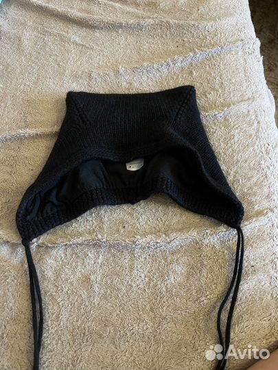 Шапка чепчик с ушками женский