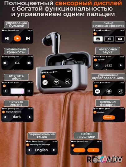 Беспроводные наушники LED