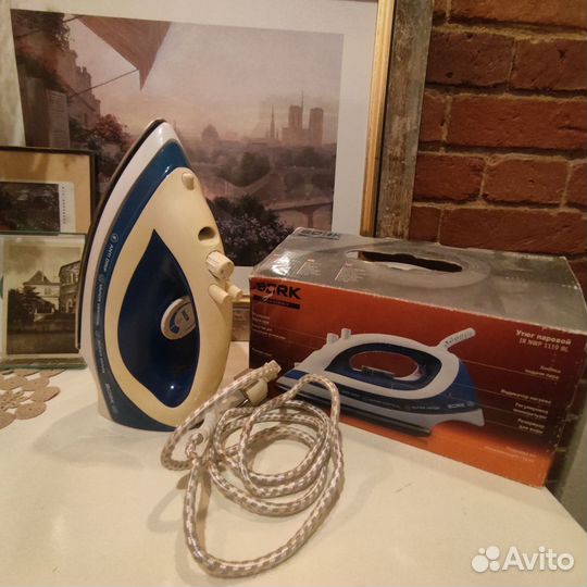 Утюг паровой bork, IR NWV 1119 BL, Германия