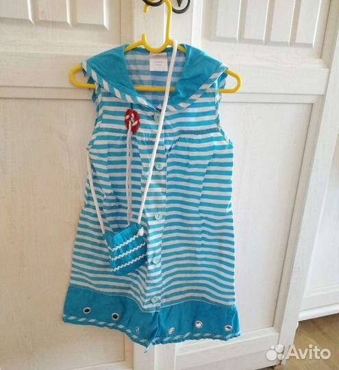 Платье детское на девочку на 4-5 лет