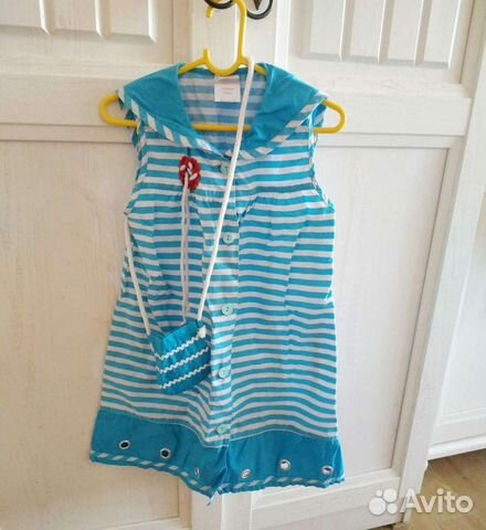 Платье детское на девочку на 4-5 лет