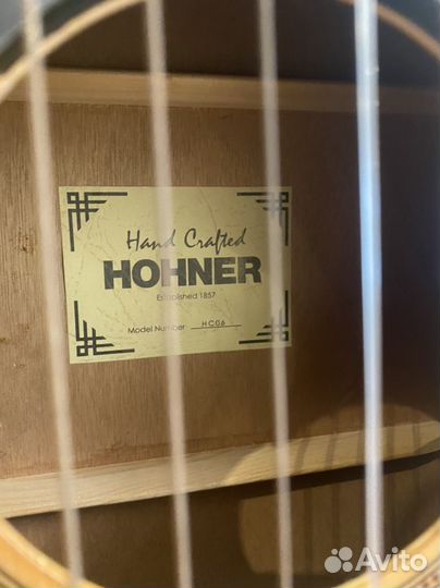 Гитара hohner hc 06