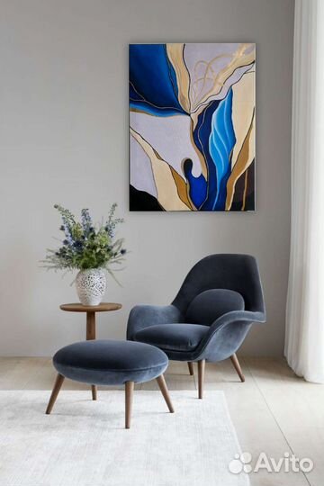 Интерьерная картина поталь