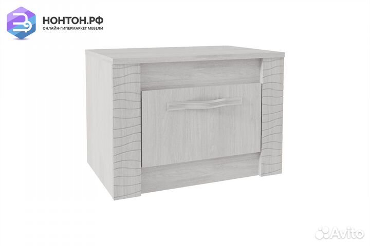 Тумба прикроватная Монако ясень белый