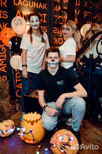 Грим на хэллоуин