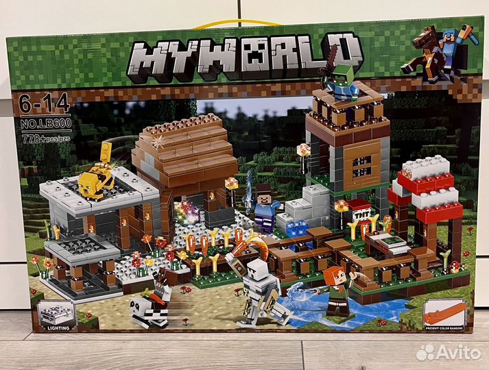 Конструктор деревня майнкрафт