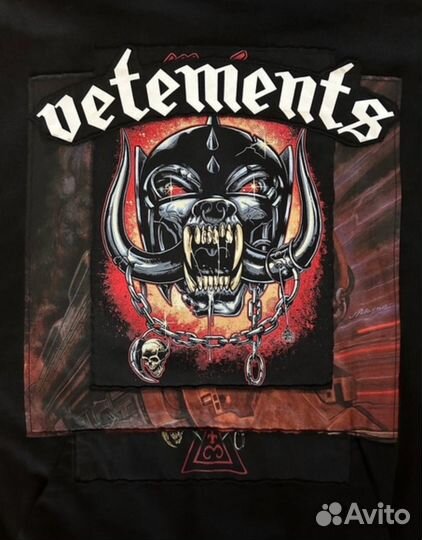 Худи Vetements motorhead patch