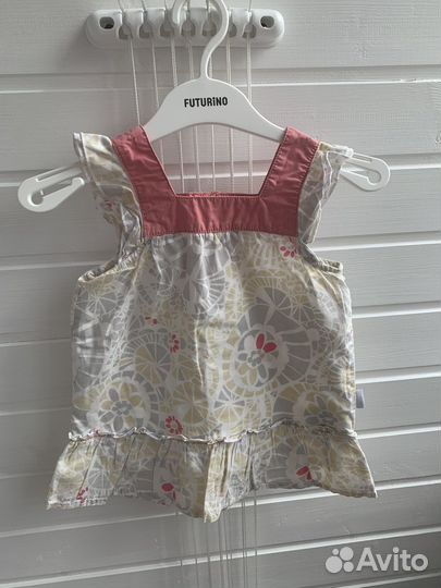 Летние вещи на девочку пакетом 12-18 мес