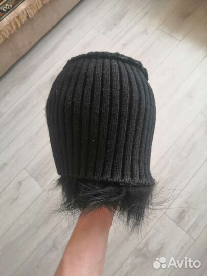 Шапка чернобурая лиса