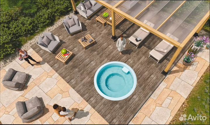 Композитный бассейн Спа лайт ecoline