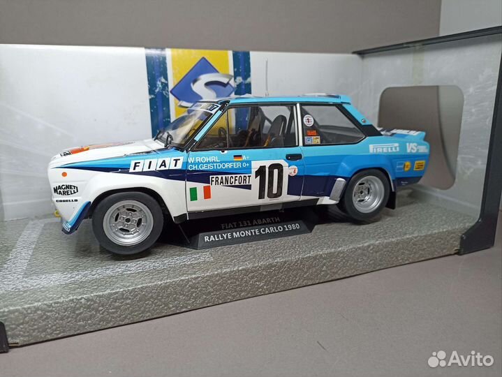 Fiat 131 Abarth 1980 Monte Carlo 1:18