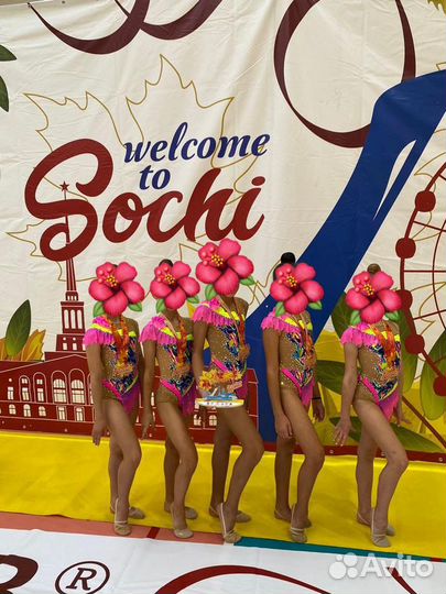 Купальник для художественной гимнастики групповые