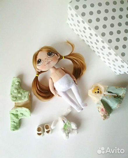 Интерьерная кукла ручной работы