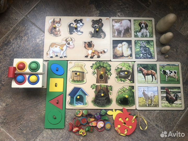 Большой игровой-деревянный набор для ребёнка