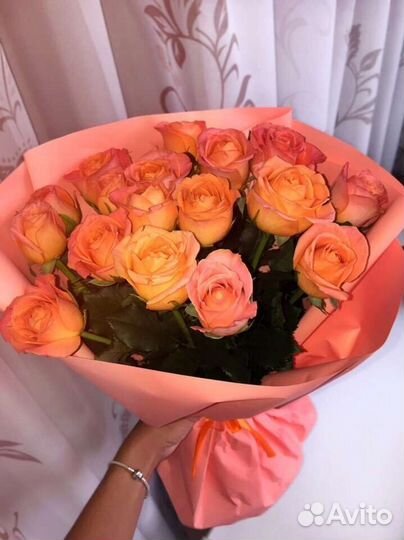 Цветы розы букет