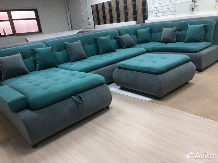 П образный диван на заказ