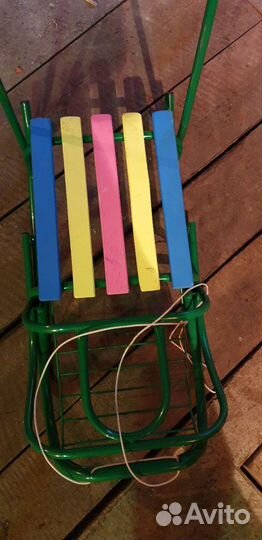 Санки детские, сани для малышей, салазки советские