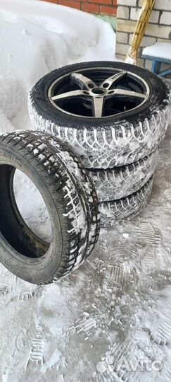 Лииые диски с зииней резиной r16