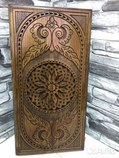 Нарды из дерева, Узор