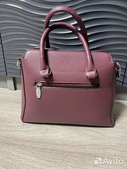 Сумка женская бордовая