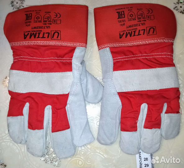 Краги рабочие перчатки