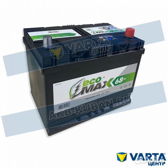 Аккумулятор EcoMax 68 Ah 550 А с доставкой