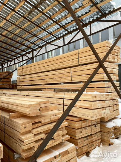 Брус обрезной 100х100х6000мм