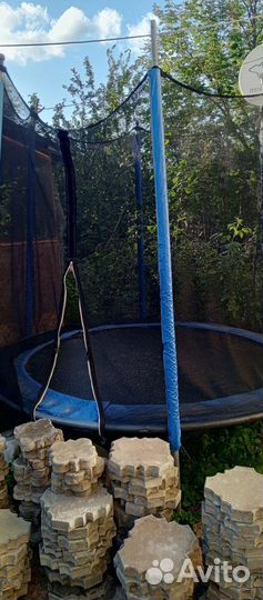 Батут с сеткой бу