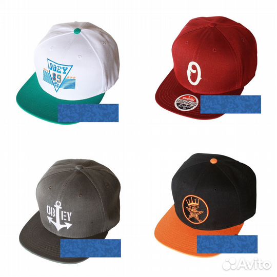 Кепка Снепбэк с прямым козырьком Obey Posse