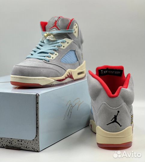 Кроссовки Мужские Nike Air Jordan 5 Retro Ice Blue