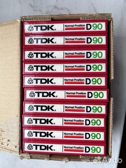 Аудио кассеты новые TDK D90