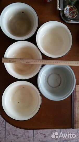 Тарелки глубокие, чашки