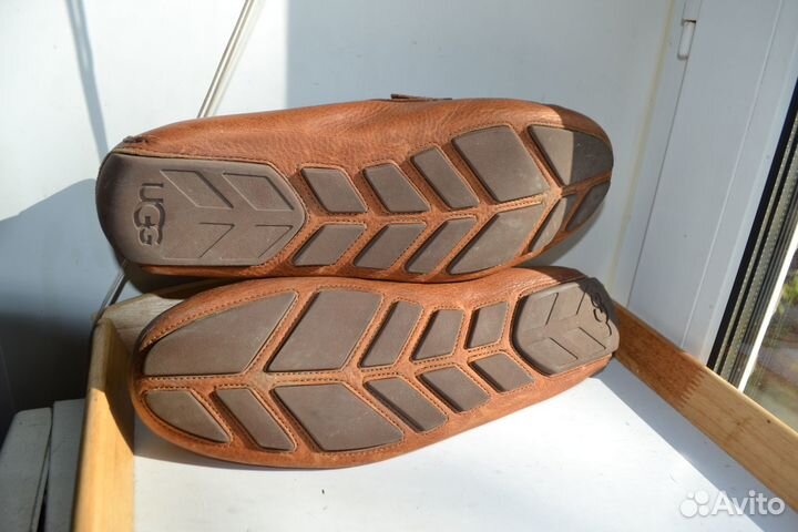 Ugg 44.5 мокасины мужские