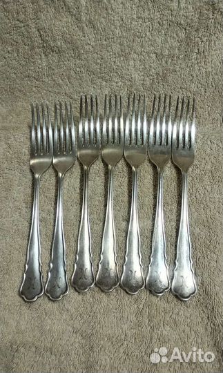Набор старинных столовых приборов Германия