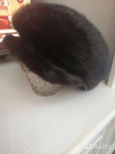 Кепка норковая мужская р. 57-58