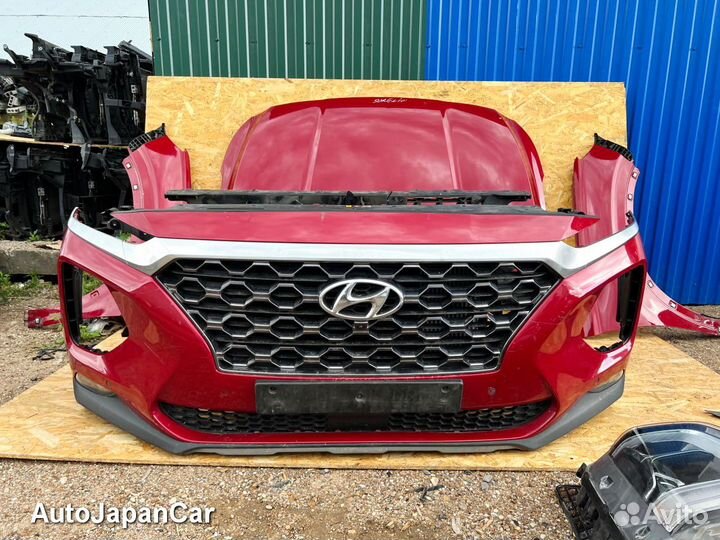 Ноускат Hyundai Santa Fe 4 2018-2021 морда в сборе