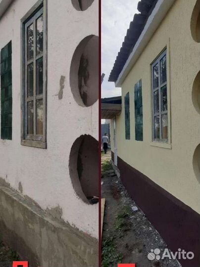 Штукатурка, шпатлевка, короед