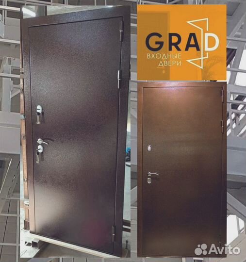 Дверь входная с зеркалом русская