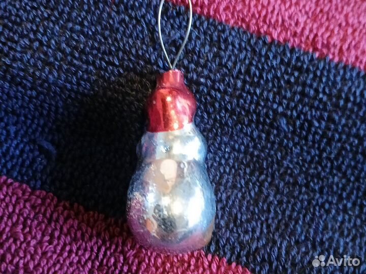 Елочные игрушки СССР стекло