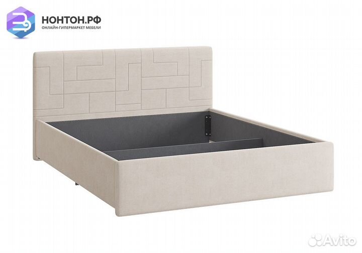 Кровать Лора 2 1.6 м крем