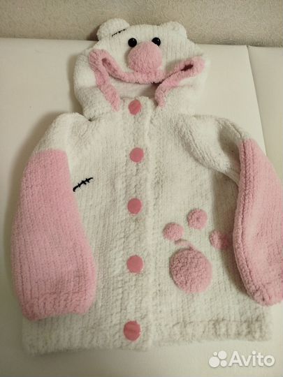 Вязаный костюм детский ручной работы