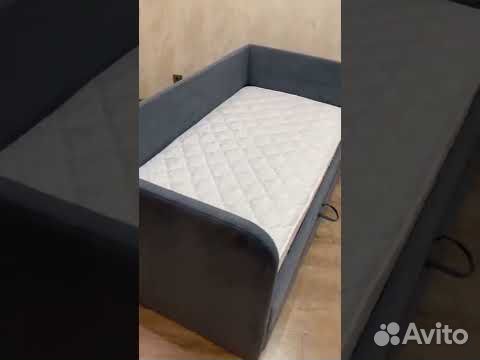 Детская кровать диван с мягкой спинкой и бортиками объявление продам